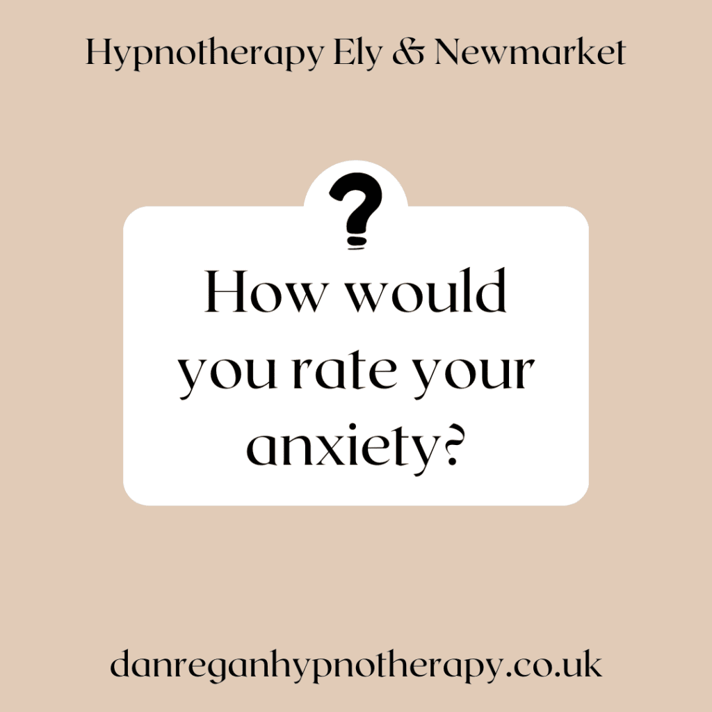 Rate your anxiety hypnotherapy