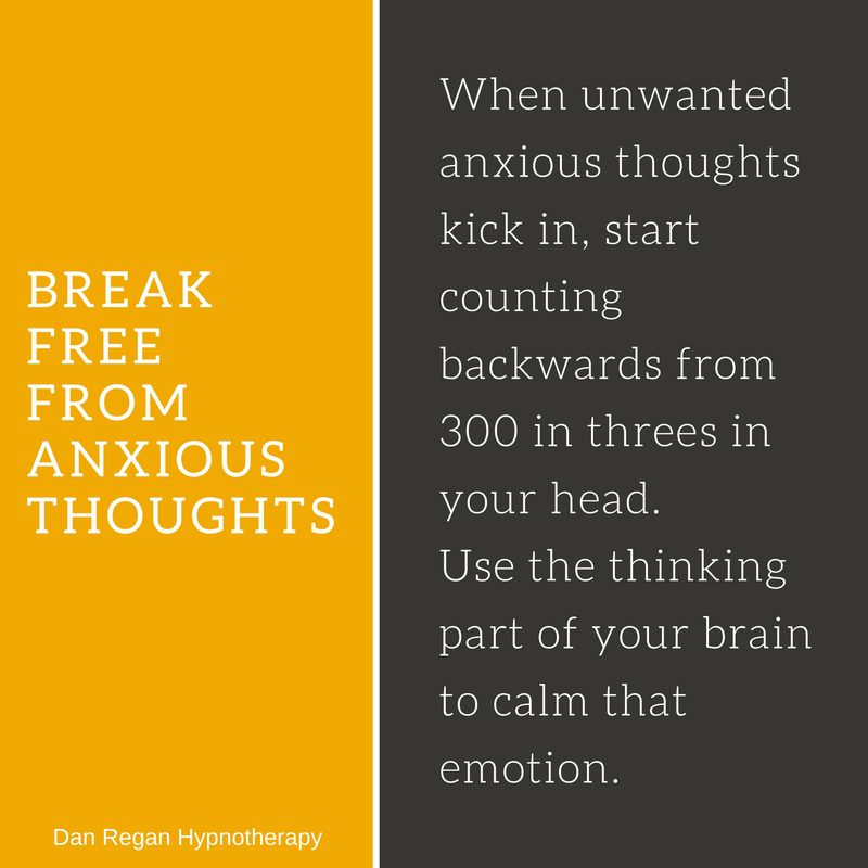 break free from anxious thoughts hypnotherapy ely