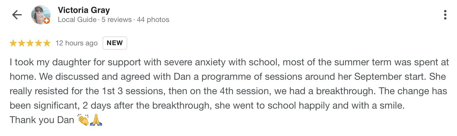 Anxiety with school