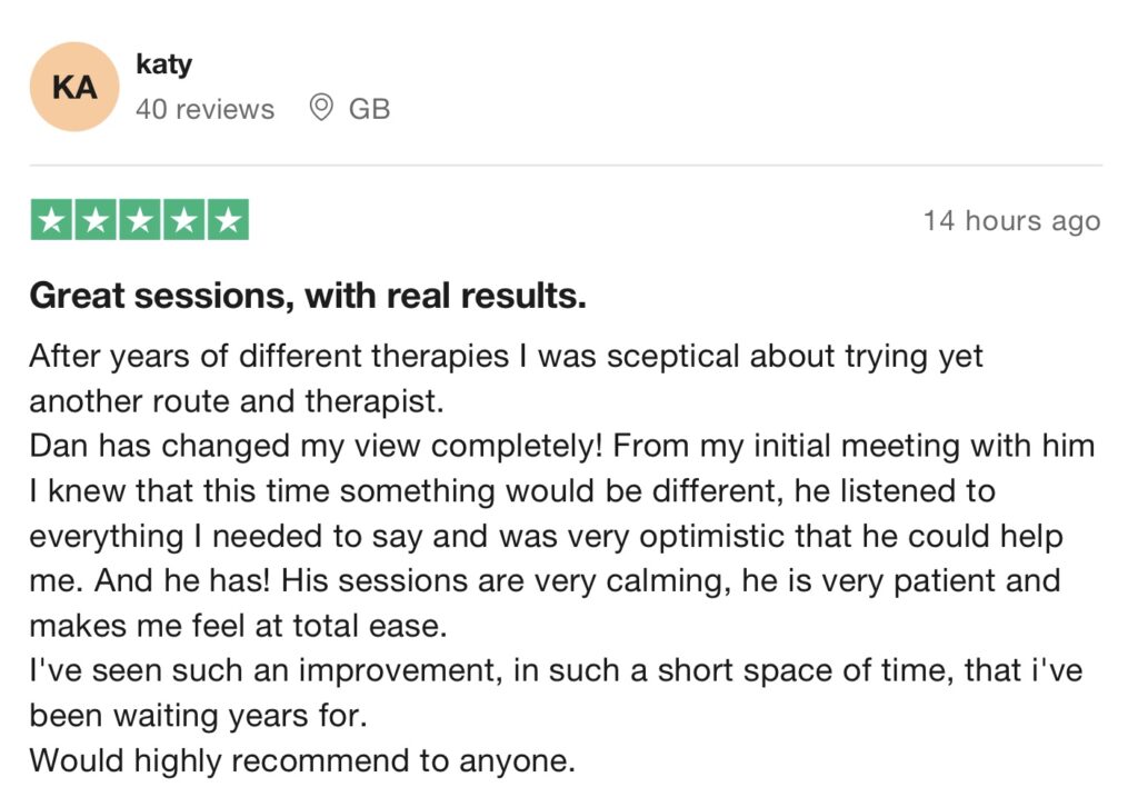 Trustpilot Hypnotherapy Service Reviews