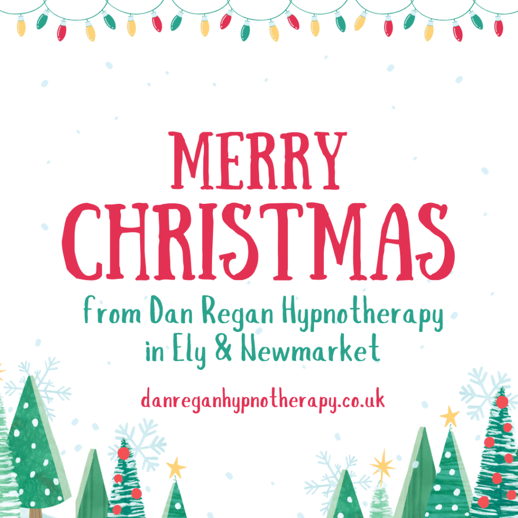 Merry Christmas from Dan Regan Hypnotherapy in Ely and Newmarket 