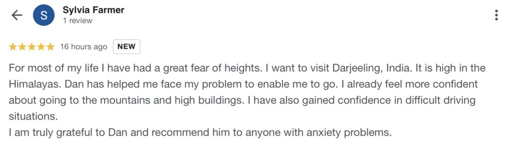 Fear of Heights Hypnotherapy