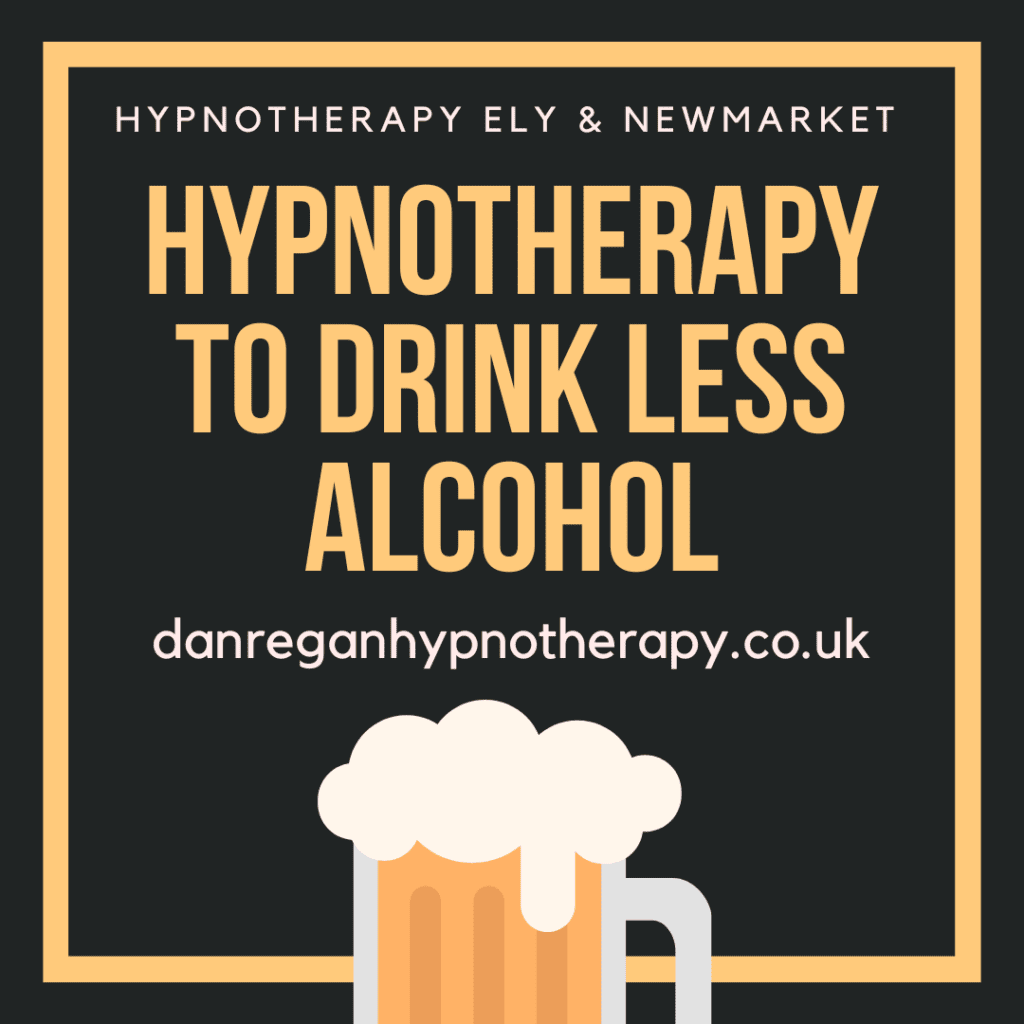 Hypnotherapy to drink less alcohol